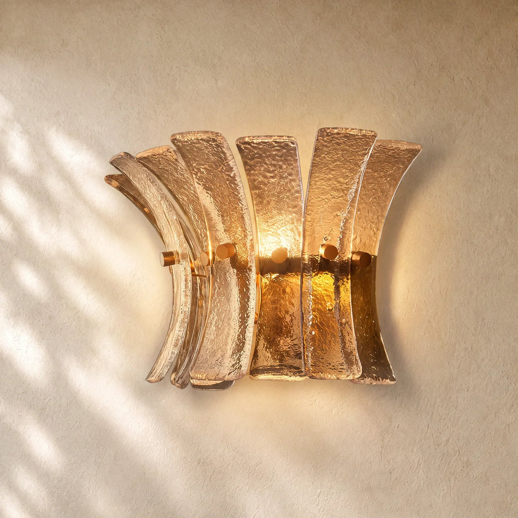 Romanion Glass Sconce 13”