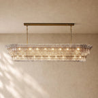 Romanion Glass Linear Chandelier