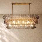 Romanion Glass Linear Chandelier