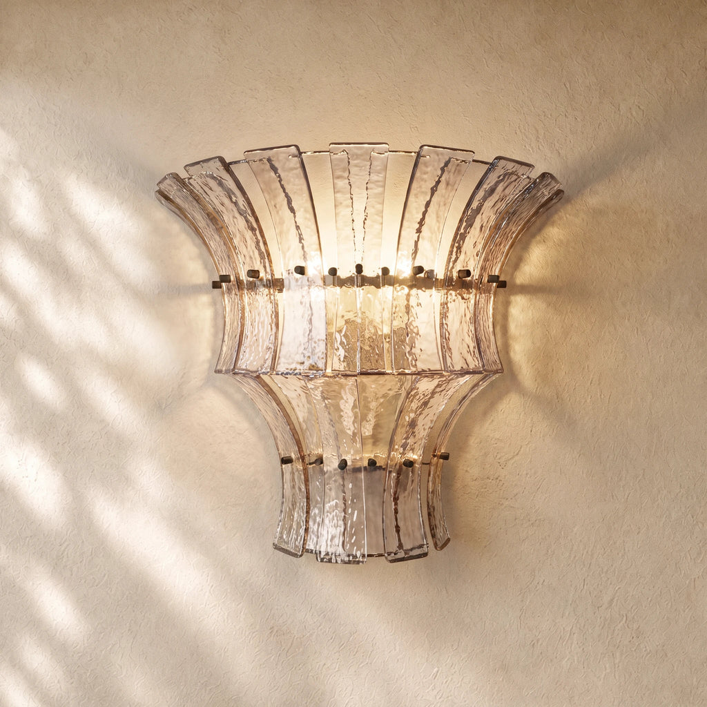 Romanion Glass Sconce 15”