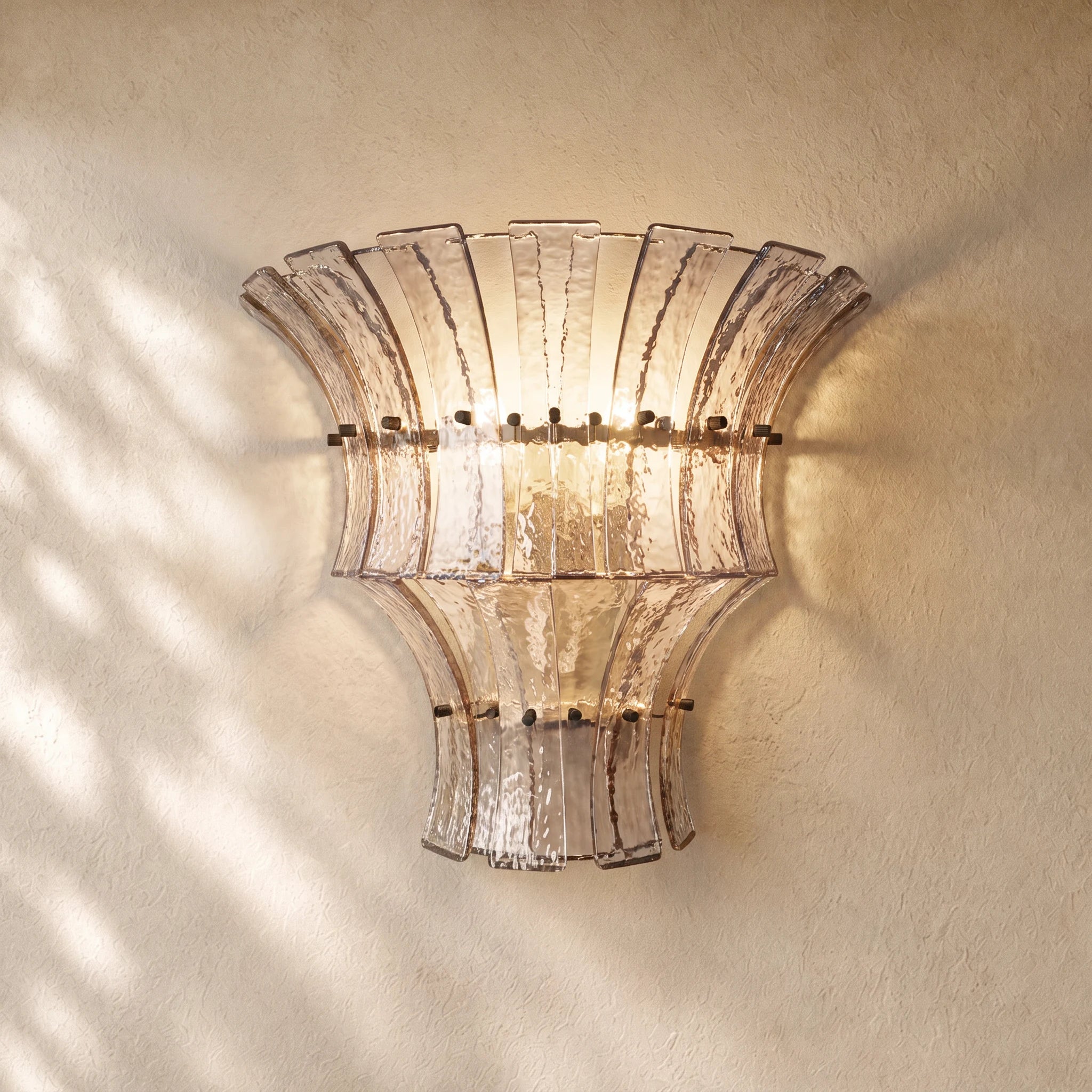 Romanion Glass Sconce 15”