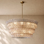 Romanion Glass Round Chandelier