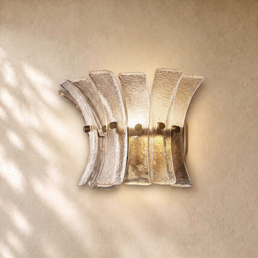 Romanion Glass Sconce 13”