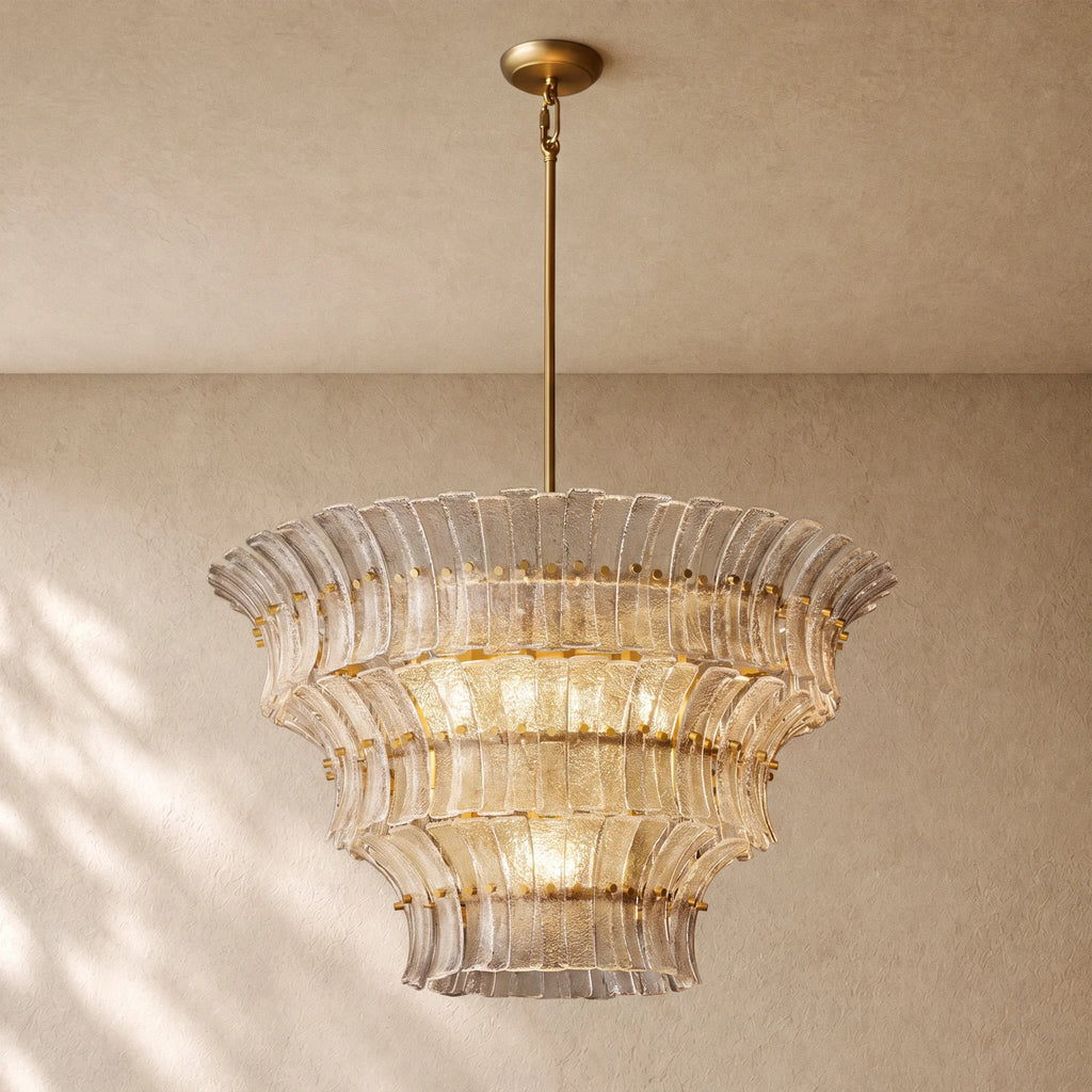 Romanion Glass Round Chandelier
