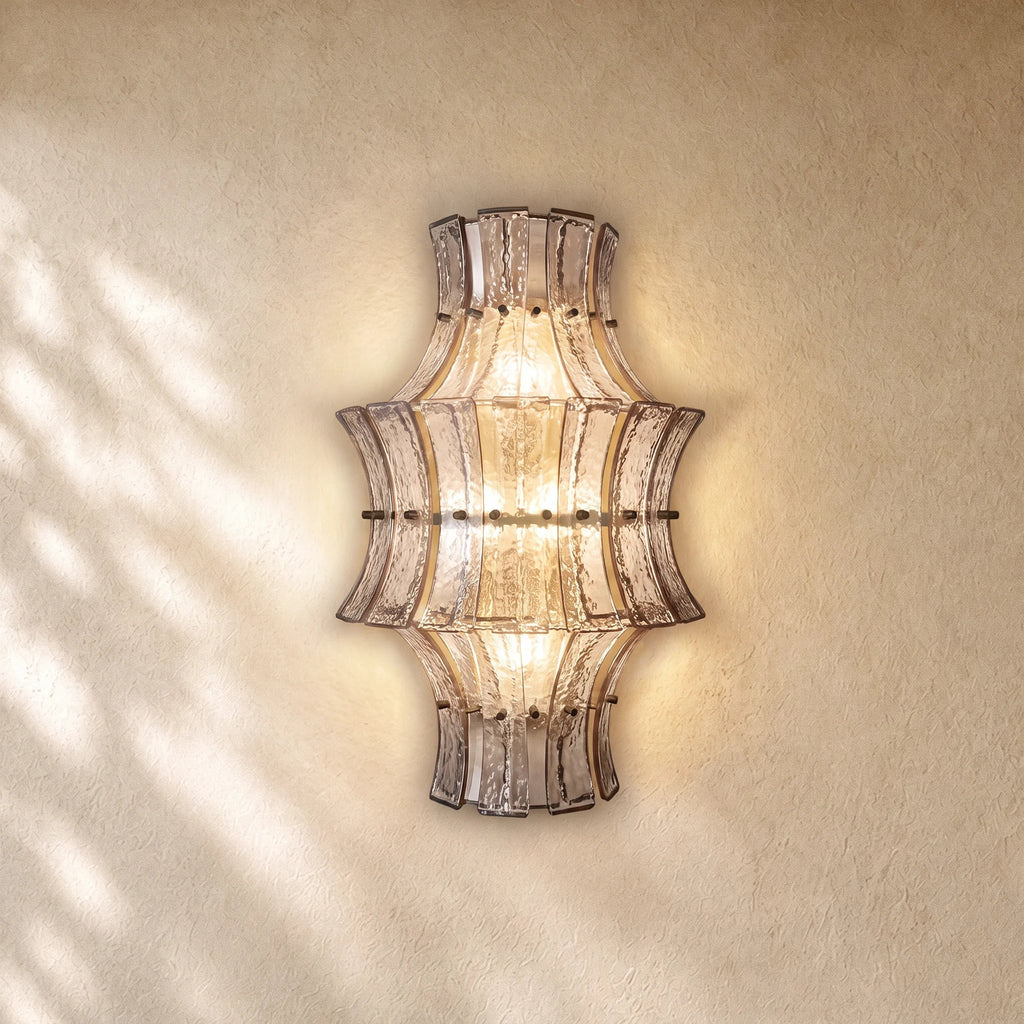 Romanion Glass Sconce 23”