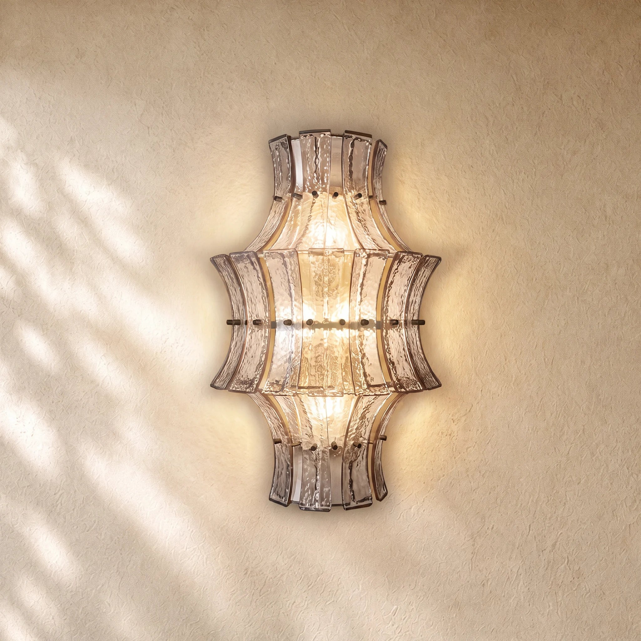 Romanion Glass Sconce 23”