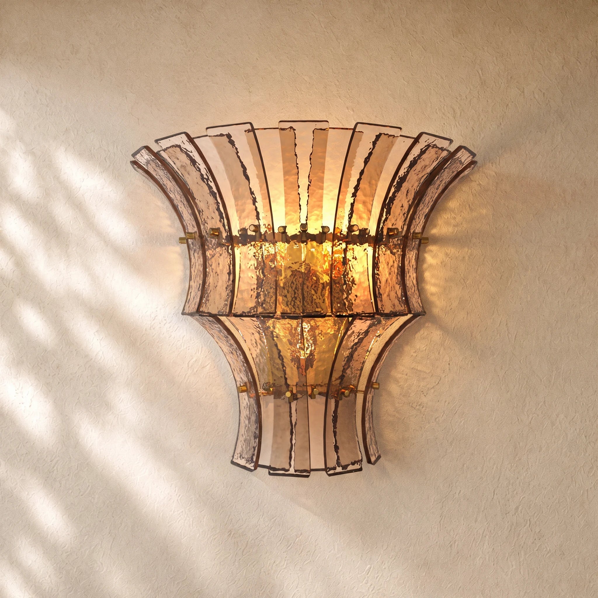 Romanion Glass Sconce 15”