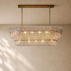 Romanion Glass Linear Chandelier