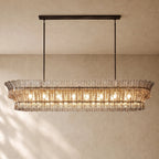 Romanion Glass Linear Chandelier