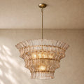 Romanion Glass Round Chandelier