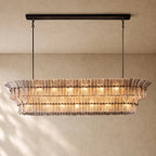 Romanion Glass Linear Chandelier