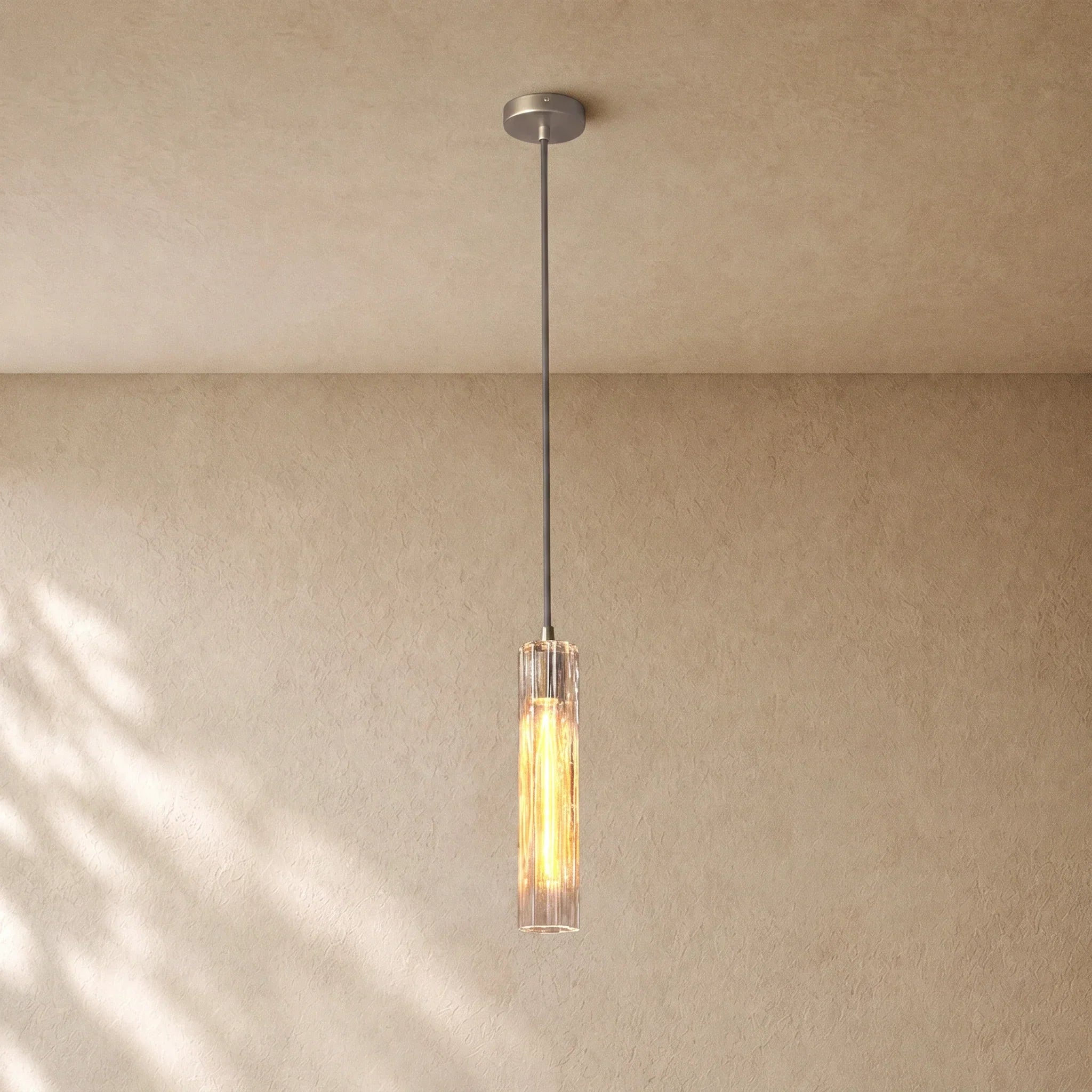 Tronchi Smoke Glass Pendant
