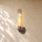 Tronchi Smoke Glass Sconce