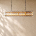 San Marcon Glass Linear Chandelier