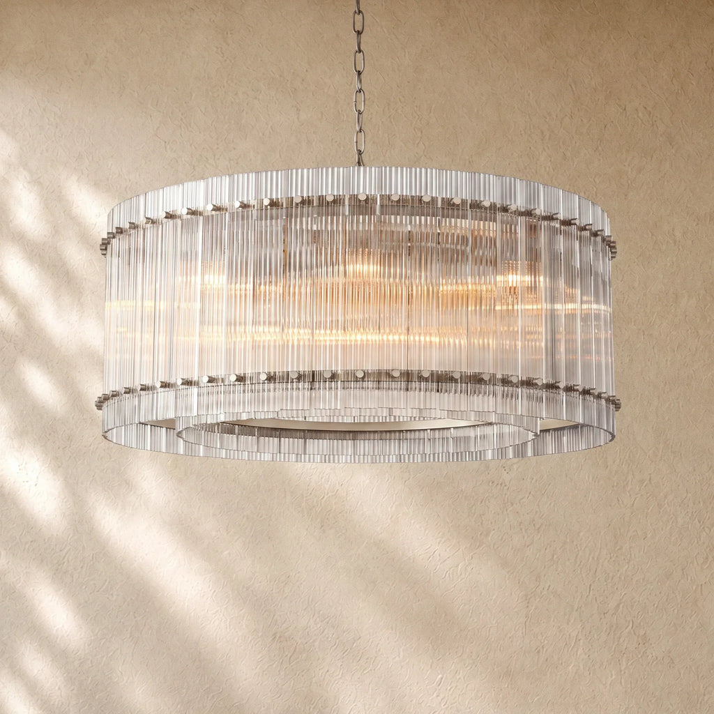 San Marcon Glass Round Chandelier