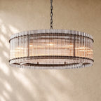 San Marcon Glass Round Chandelier