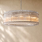 San Marcon Glass Round Chandelier