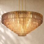 Sirena Glass Round Chandelier
