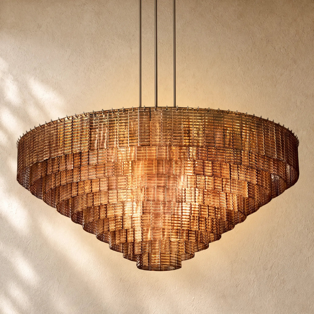 Sirena Glass Round Chandelier