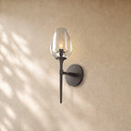 Tulipa Single Sconce in Satin Nickel - VChandelier