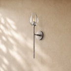 Tulipa Single Sconce in Satin Nickel - VChandelier