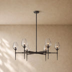 Tulipa Round Chandelier in Bronze - VChandelier