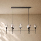 Tulipa Linear Chandelier in Bronze - VChandelier