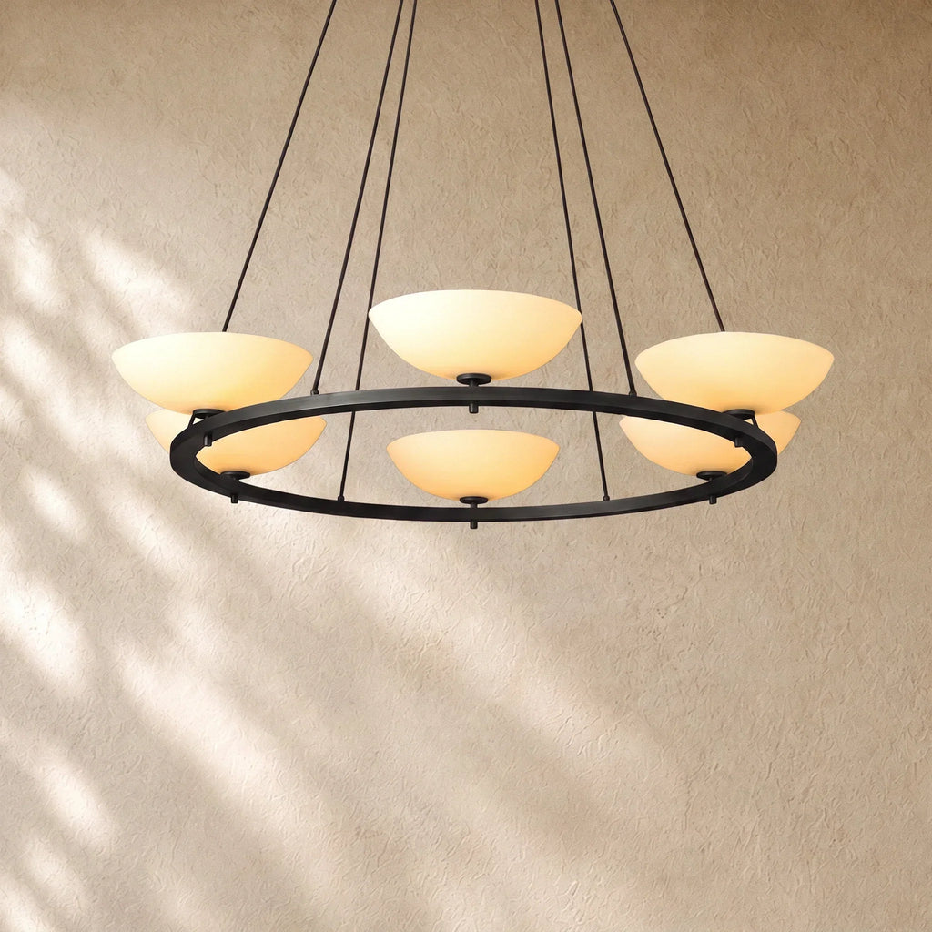 Vernat Round Chandelier in Bronze