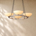 Vernat Round Chandelier in Vintage Brass - VChandelier