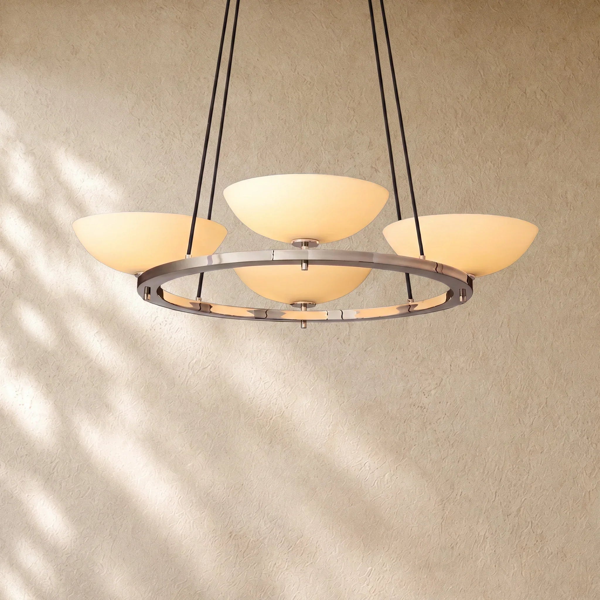 Vernat Round Chandelier in Vintage Brass - VChandelier