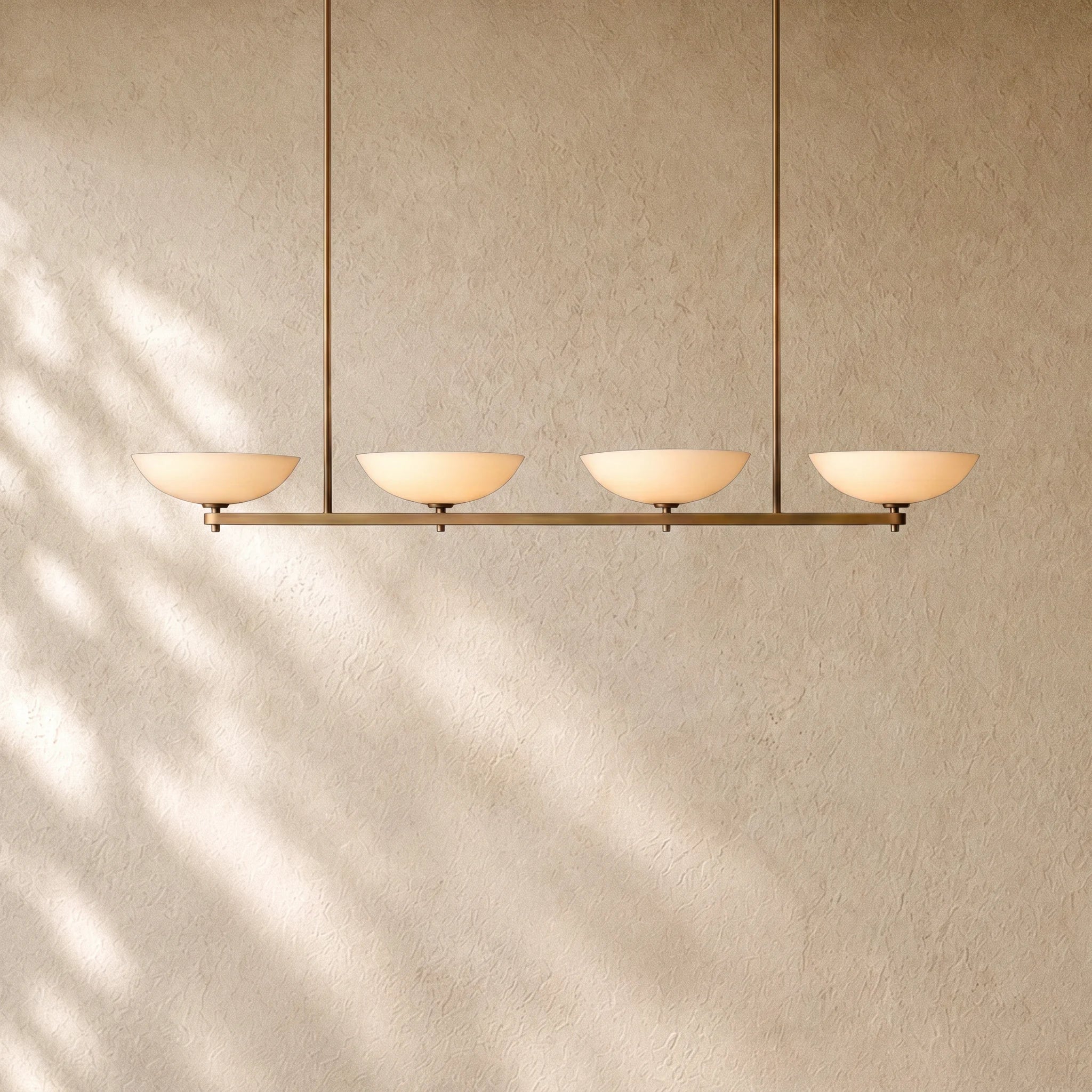 Vernat Linear Chandelier in Vintage Brass - VChandelier