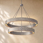 Vouvray Two-Tier Round Chandelier
