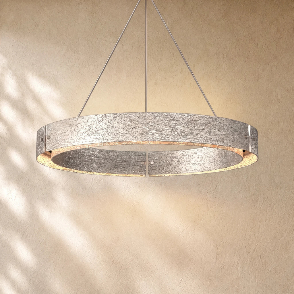 Vilary Round Chandelier in Pewter - VChandelier