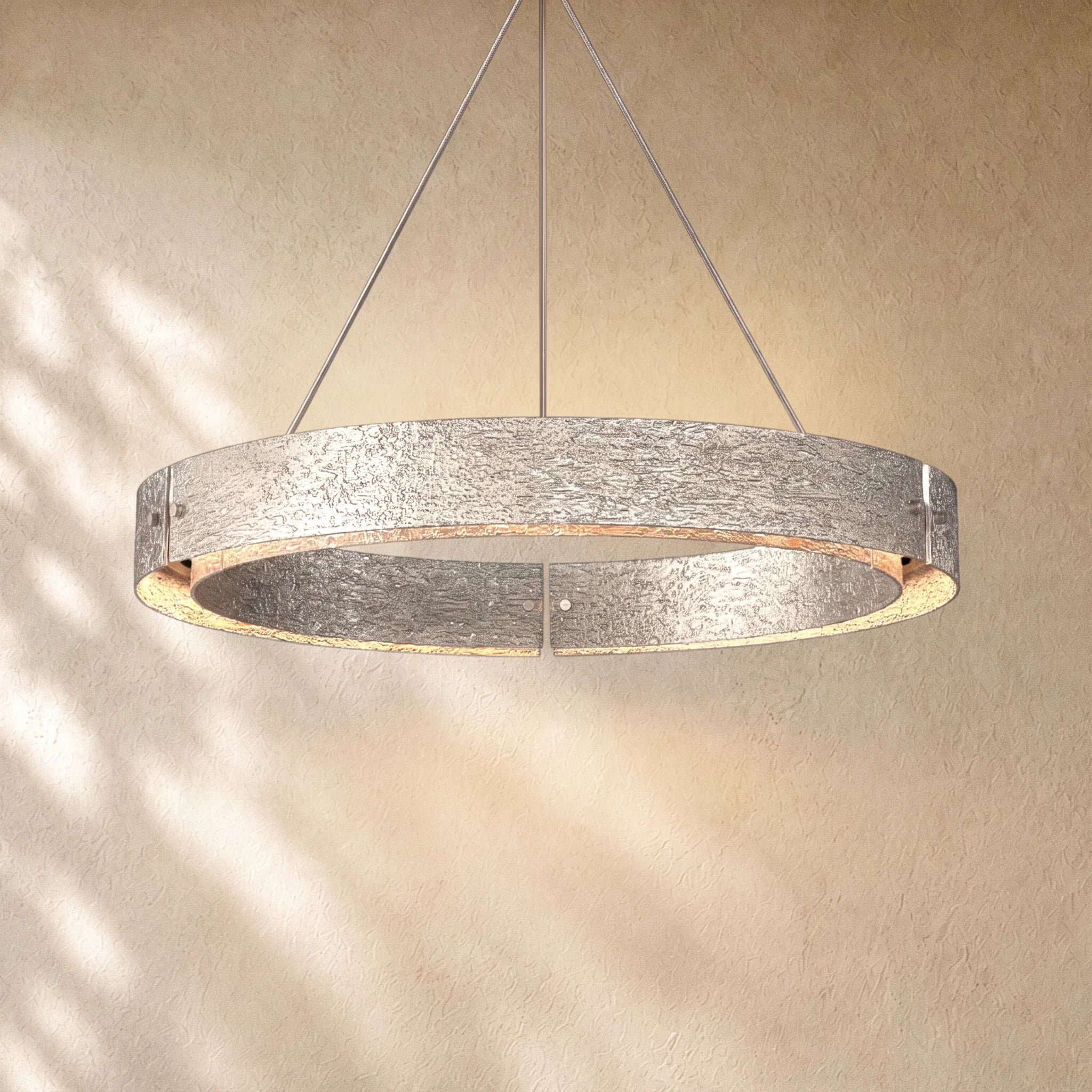 Vilary Round Chandelier in Pewter - VChandelier